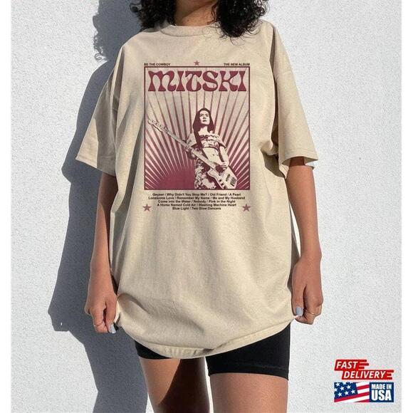 Other - Retro Mitski Unisex Tshirt Gift For Him Her Tour Full Size Music Shirt